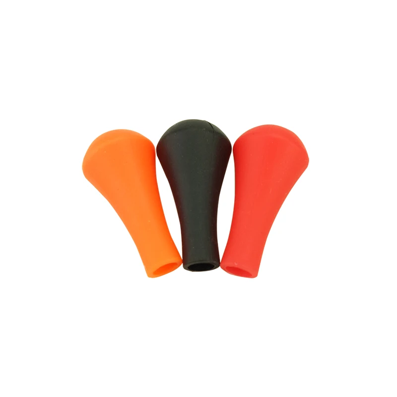 12/24/50 Uds puntas de flecha de tiro con arco de goma suave puntas anchas suaves de seguridad puntas de práctica de juego de tiro para puntas de flecha ID 6mm 8mm - imagen 4