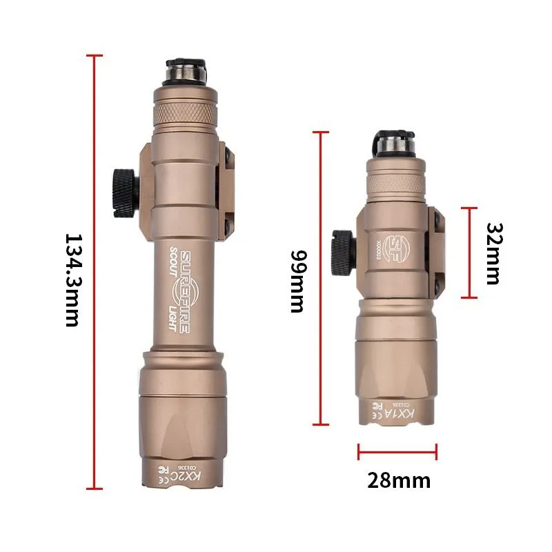 WADSN Linterna táctica LED M300A para Airsoft AR15 - imagen 5