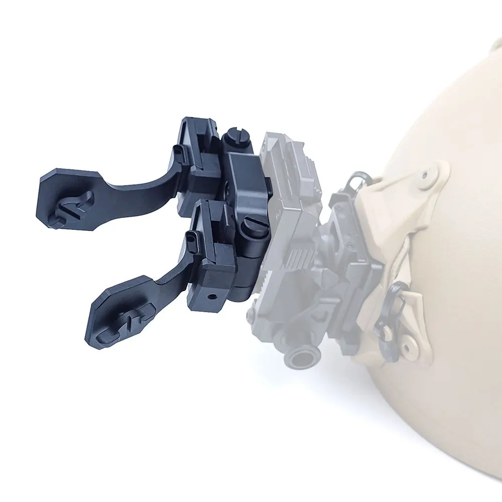 Soporte táctico de caza CNC de aleación de aluminio ultraligero PVS28 NVG para gafas de visión nocturna Dual AN/PVS-14 - imagen 4