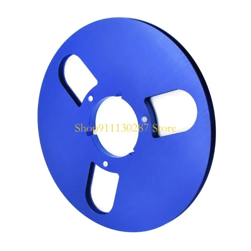 Carrete aluminio J1HC 3 orificios con disco Nab Hub cinta vacía 10,5 pulgadas para equipos grabación estudio - imagen 5