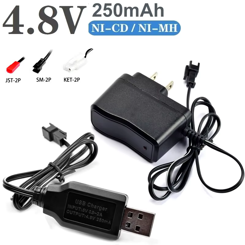 Batería recargable 4.8V conector T para radiocontrol - imagen 5