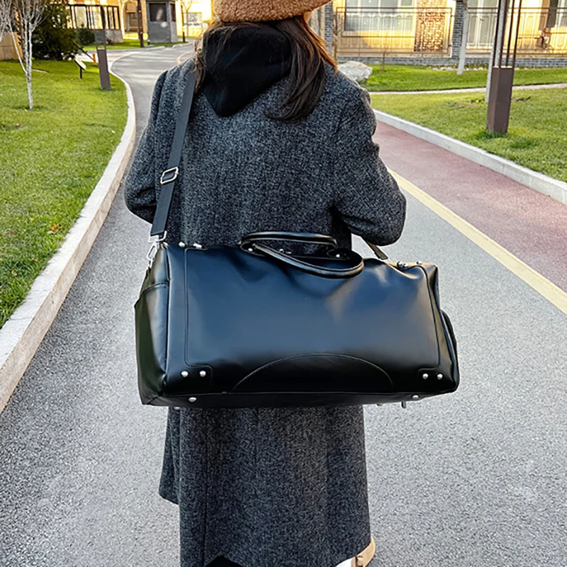 Bolsa de gimnasio grande, bolsas de Fitness, entrenamiento de Yoga para zapatos, paquete de viaje, Camping, bolso de hombro, bolso multifunción para hacer natación - imagen 3