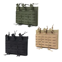 Portacargador MOLLE abierto para cargadores de rifle caza