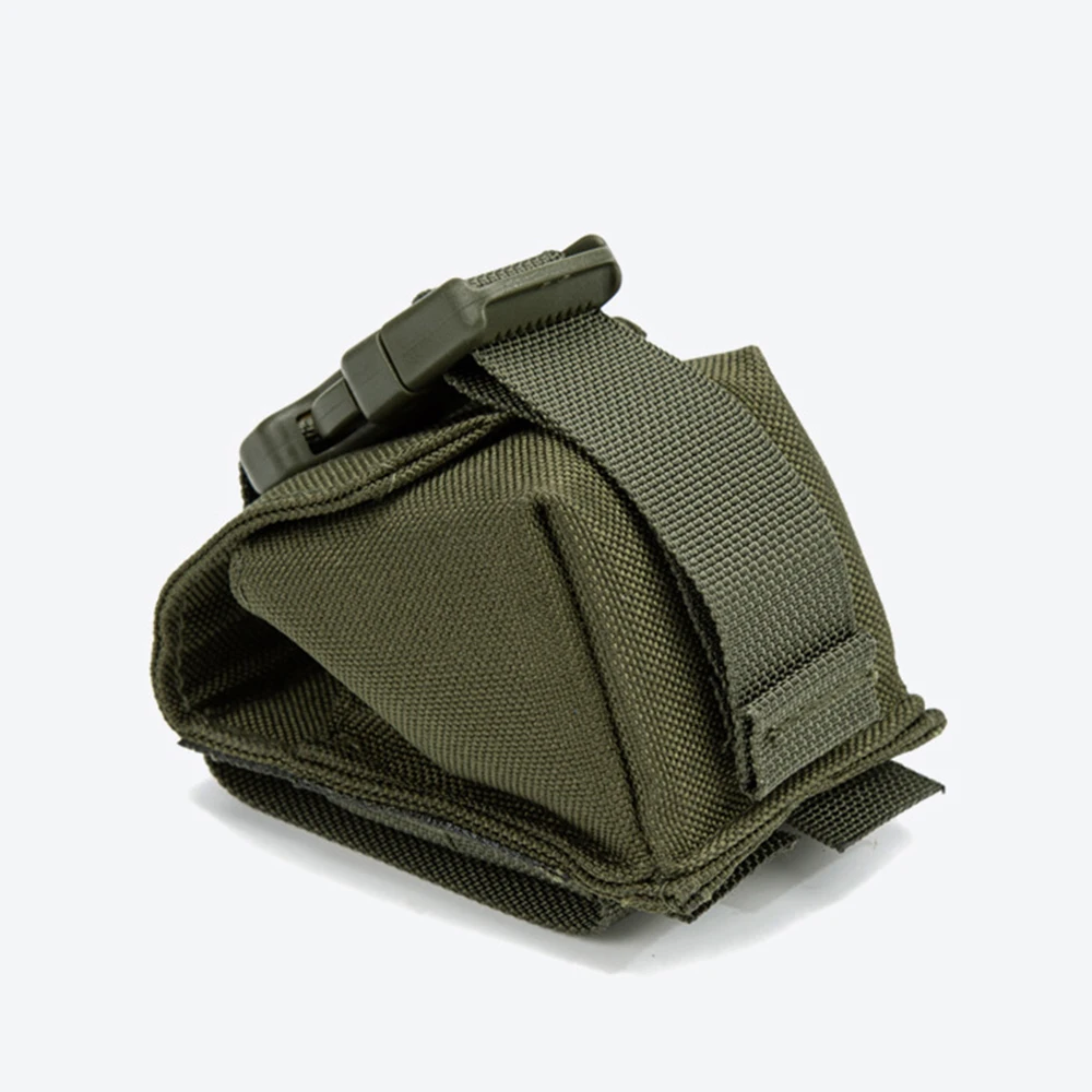 Bolsa táctica para granada Molle, bolsa para granada de un solo frag, bolsa de herramientas EDC de nailon, equipo de combate para Paintball Airsoft - imagen 5