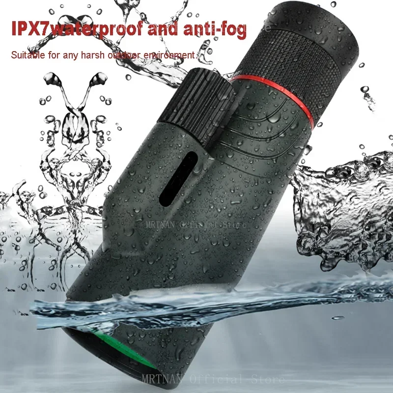 Telescopio monocular HD trípode clip móvil caza observación aves - imagen 5