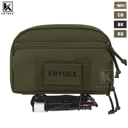 Bolsa KRYDEX 500D GP, bolsa de utilidad MOLLE Modular, bolsa de bolsillo frontal para chaleco portador de placa y accesorios de aparejo de pecho