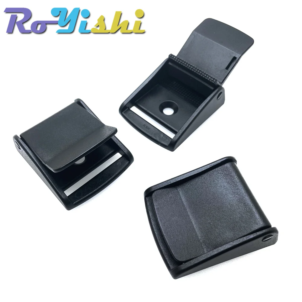 5 unids/pack hebillas de leva plástico negro Clip de palanca correas para mochila correas 5/8 "3/4" 1 "1-1/4" 1-1/2 "2" - imagen 5