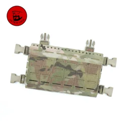 Chaleco táctico MK5 con porta placas y sistema MOLLE - para airsoft