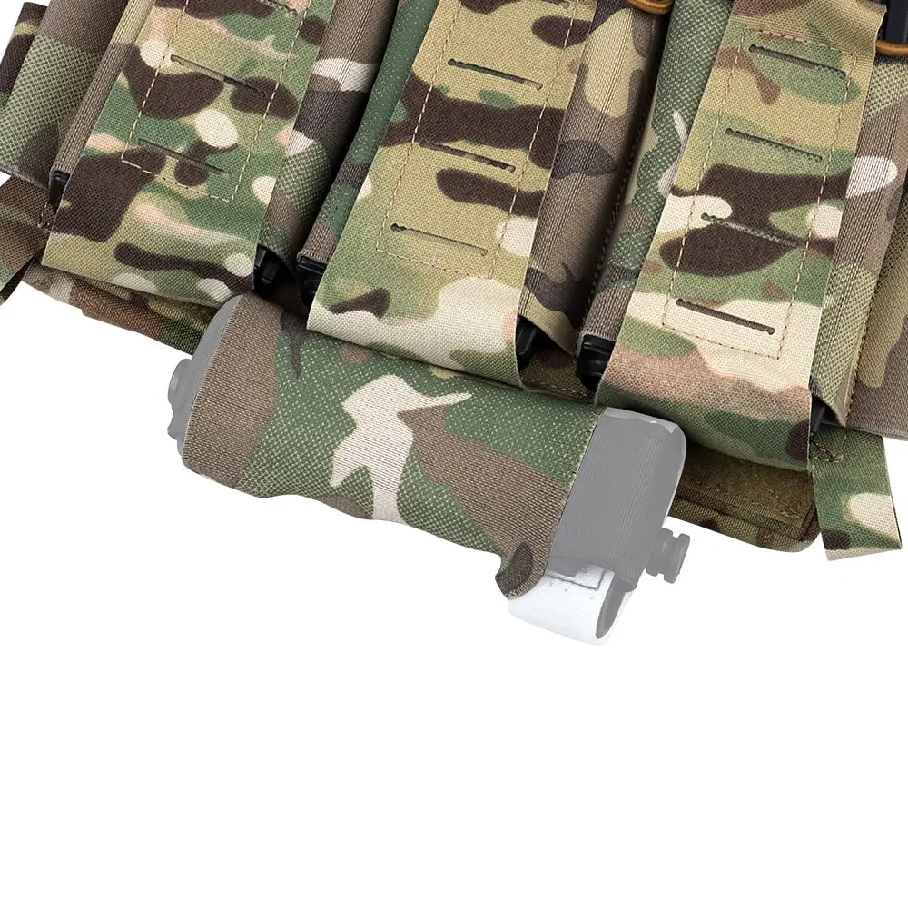 Bolsa táctica Triple 5,56, Panel frontal con soporte de torniquete, bolsa magnética, accesorios ajustables para chaleco de caza - imagen 5