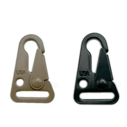 Ganchos HK de presión para Paracord – Acero, caza táctico y outdoor