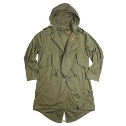 M51 Cazadora Cola de Pez Verde Militar Segunda Guerra Mundial Hombre