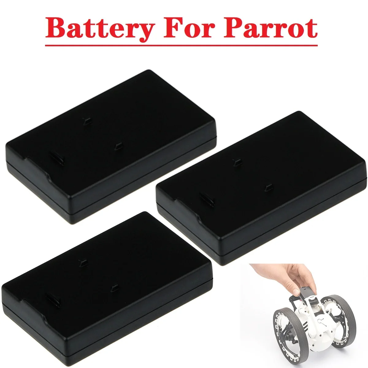 Batería li-po Original de 3,7 V, 600mah, 20C, cargador para Mini Dron Parrot, salto de loro, sumidero, columpio, Mambo, Rolling Spider