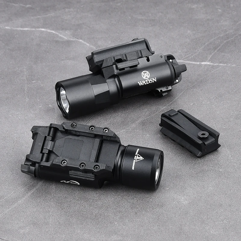 Surefir-linterna táctica X300 X300U X300V XH35, pistola de Metal, estroboscópica, iluminación LED, Arma de caza Glock G17 G19, ajuste de 20mm - imagen 5
