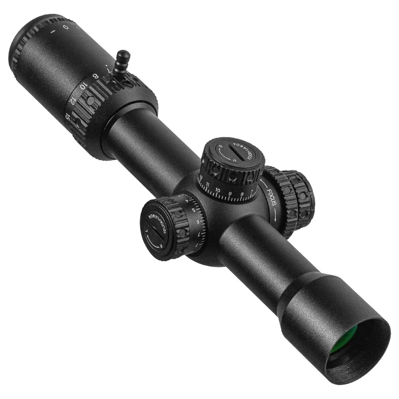 FIRE WOLF nuevo 3-15x32 FFP primer plano Focal alcance táctico caza Riflescope Luneta Parallax Adj torreta bloqueo Reinicio Sights.308 - imagen 4