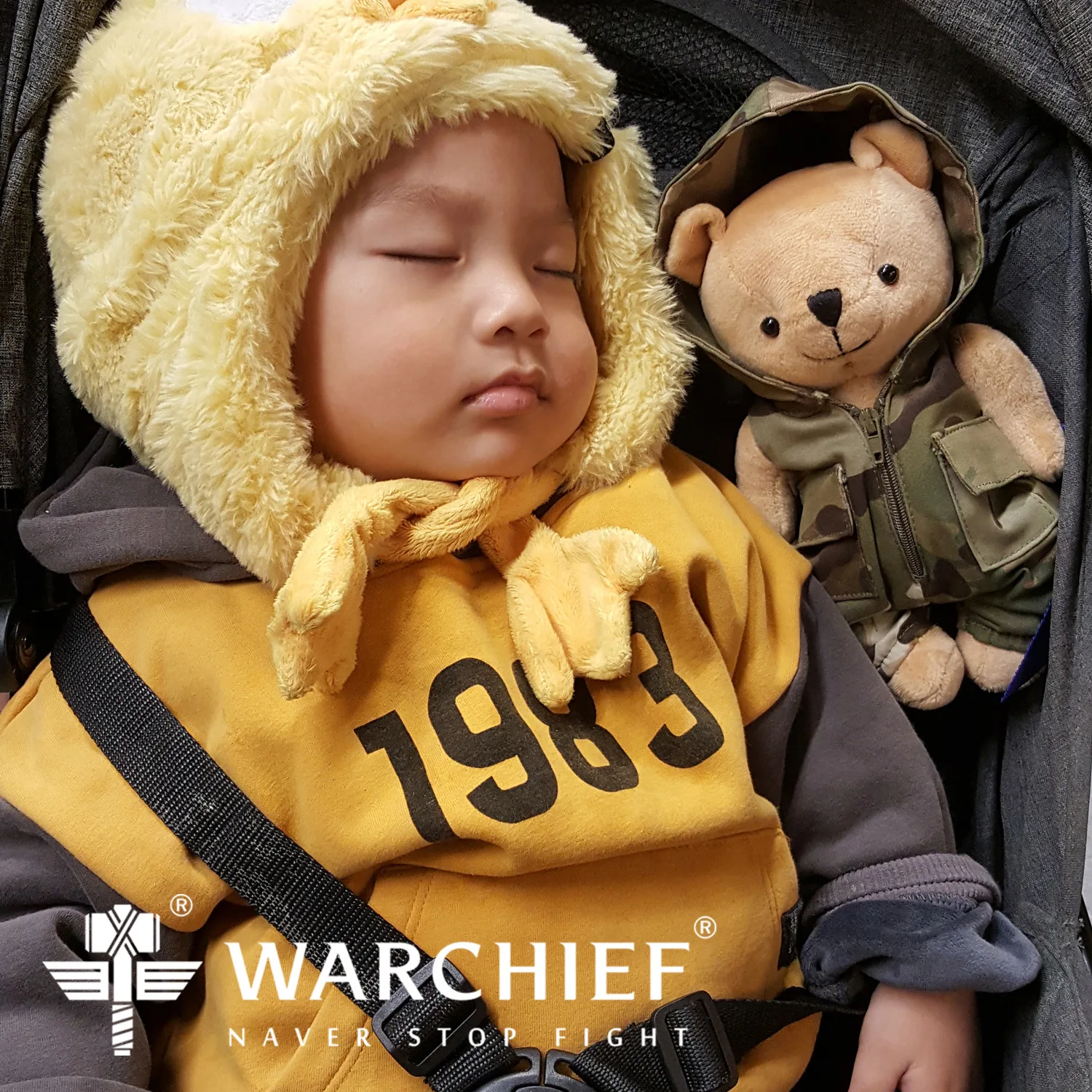 Muñeca táctica militar al aire libre, camuflaje, Warchief, oso encantador, regalo, accesorio de caza colgante - imagen 2