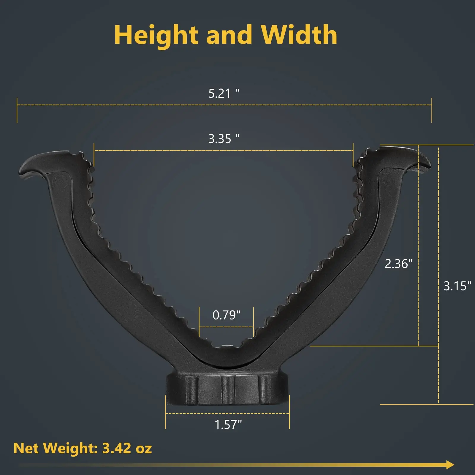 Soporte para yugo en V, trípode para descanso de tiro, soporte portátil, duradero, actividades al aire libre, MLOK - imagen 4