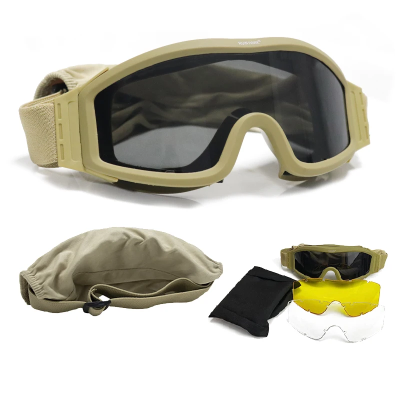GX1000 Gafas tácticas airsoft intercambiables antipolvo - imagen 3