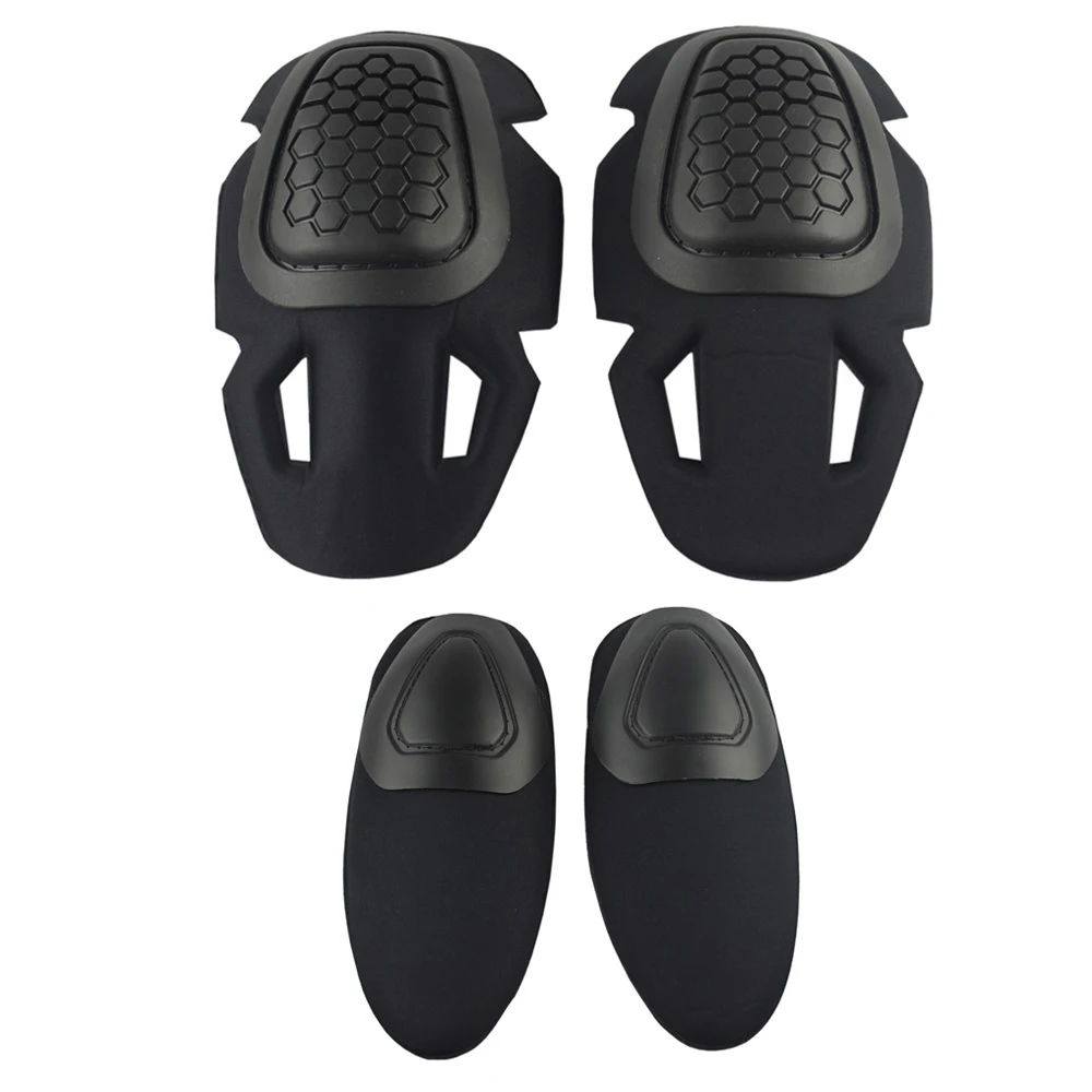 Rodilleras y coderas de combate táctico VULPO G4, rodilleras de seguridad para Paintball Airsoft - imagen 4