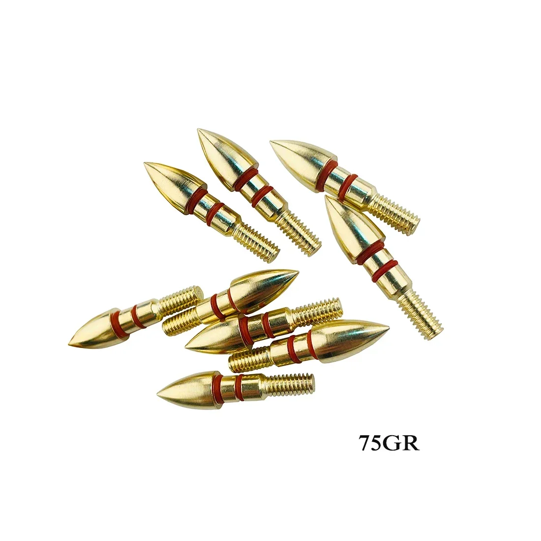 50 Uds puntas de junta tórica de tiro con arco 8-32/5-16/9-32/11-32 puntas de flecha 75 100 125 puntas de flecha de grano accesorios de caza - imagen 5