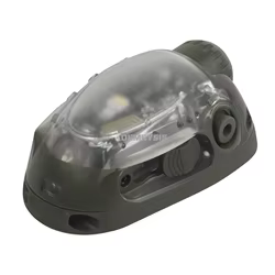 Casco táctico luz señal estroboscópica infrarroja senderismo rescate
