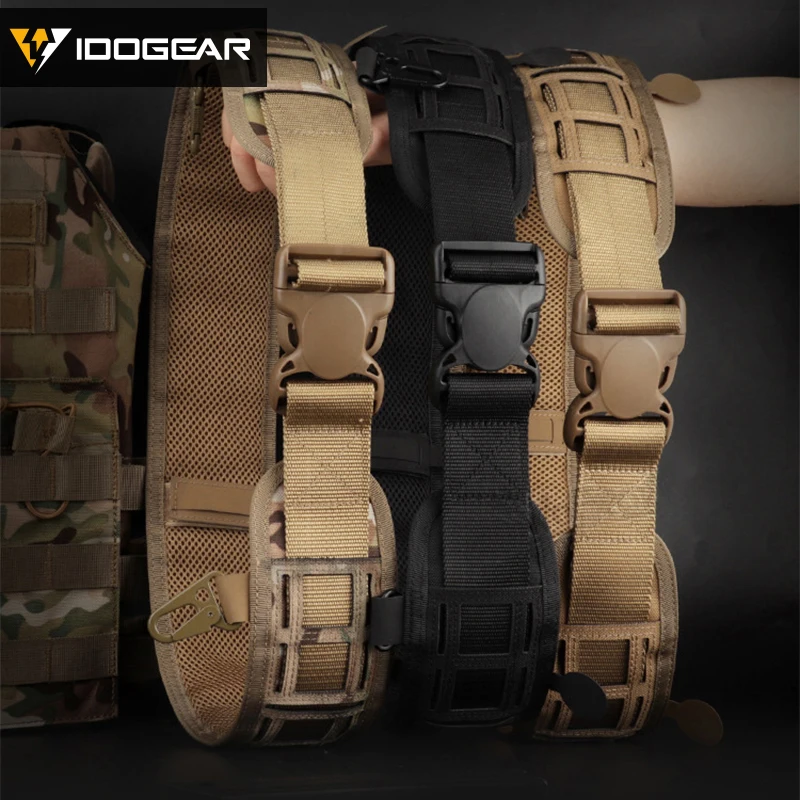 Cubierta de cintura táctica Molle, cinturón de peso para exteriores equipado con cinturón de campo Camo Cs - imagen 3