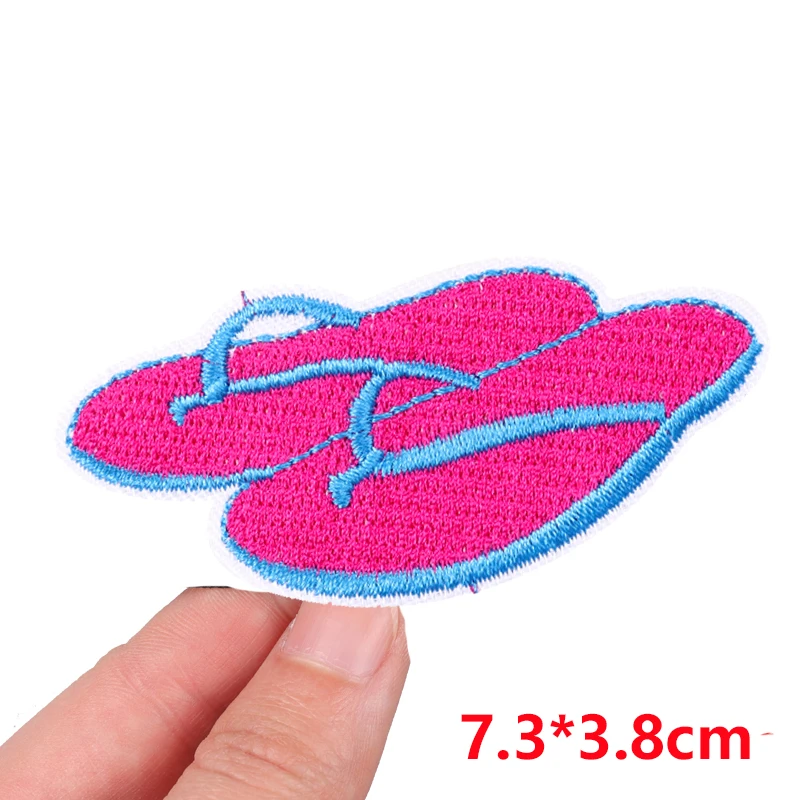 Parche de dibujos animados DIY, parches bordados de comida/bebida para ropa de niños, apliques de costura, parches para planchar para ropa, parche para pastel y Pizza - imagen 5