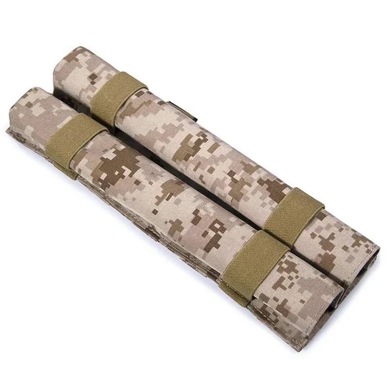 Bolsa de carga de tapa doble C4 con tira táctica, Kit de herramientas de tira de 30cm de largo, bolsa de accesorios multiusos MOLLE G006
