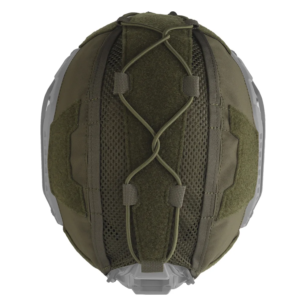 Funda para casco táctico Gen 4th estilo camuflaje Ops-Core FAST tela para casco de corte alto con bolsa para batería NVG accesorio de caza Airsoft - imagen 3