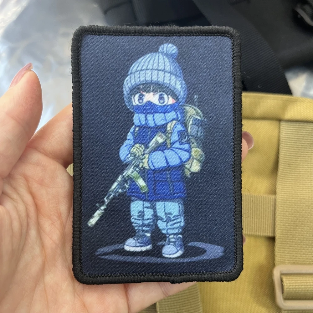 Parches de las Fuerzas Especiales auténticas, insignia de moral táctica, antiterrorista, pegatina de impresión de gancho y bucle para mochila - imagen 4