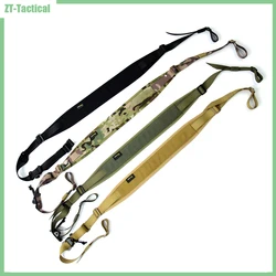 Eslinga de Rifle táctico, accesorios de caza para Rifle táctico, correa de hombro de pistola, de 2 puntos eslinga, nailon 500D, 2 #