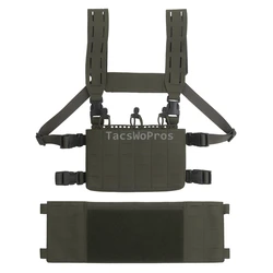 Chaleco táctico MOLLE Modular de pecho para Airsoft