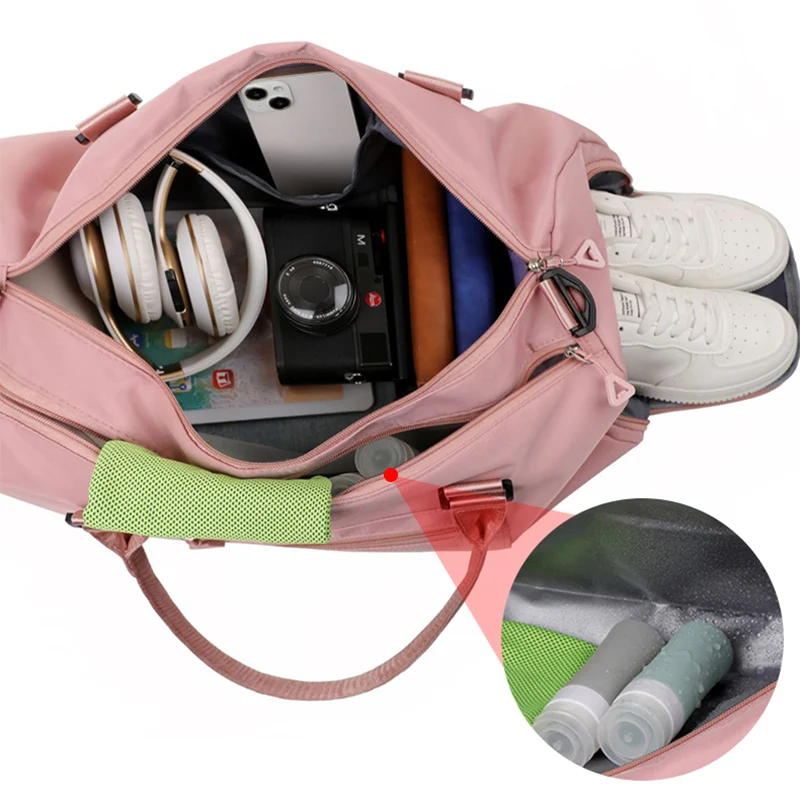 Bolso de mano deportivo grande para hombre y mujer, bolsa de un solo hombro para natación, Yoga, viaje, equipaje al aire libre - imagen 3