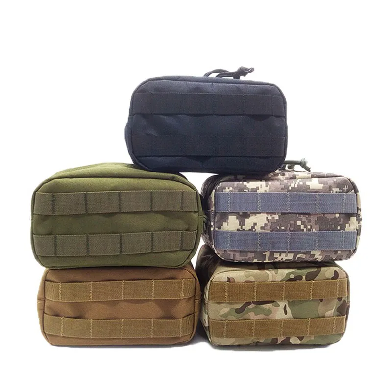 Bolsa de herramientas de utilidad Molle táctica EDC, Kit de primeros auxilios, paquete de cintura, bolsa EMT de emergencia, soporte para teléfono móvil, bolsa de caza - imagen 3
