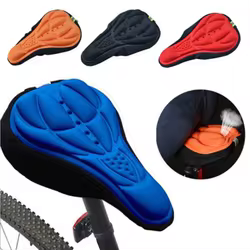 3d para bicicleta de montaña, funda gruesa, transpirable, súper suave, cojín para asiento de bicicleta, esponja de silicona, Gel, accesorios para bicicleta