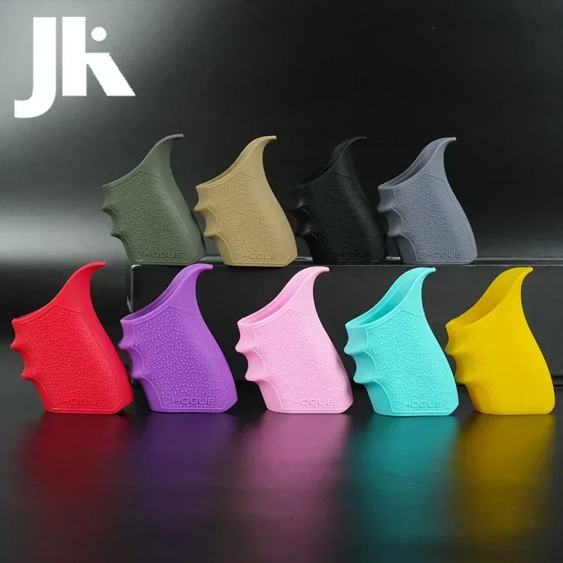 Funda de goma antideslizante táctica, cómoda funda de agarre para guardamanos G17 G18 G34 G47, accesorio antideslizante para armas de tiro, 2 uds. - imagen 3