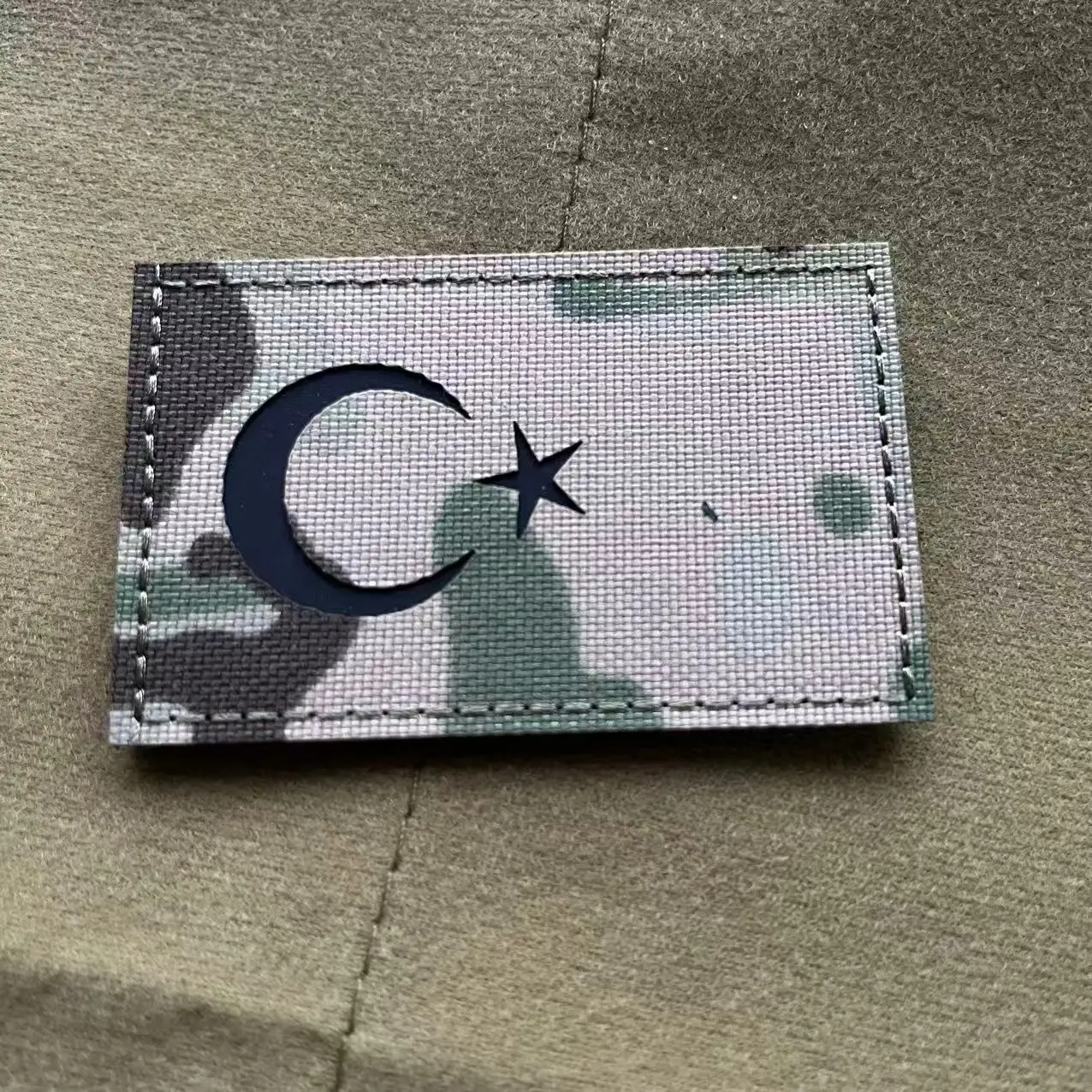 Parches reflectantes IR bandera de camuflaje del Reino Unido España Francia Alemania y otros países insignia táctica militar apliques de tela - imagen 5