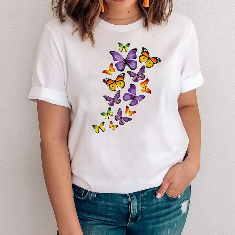 Parches de transferencia de hierro para ropa, pegatinas térmicas de transferencia de calor DIY, mariposa colorida, moda - imagen 3