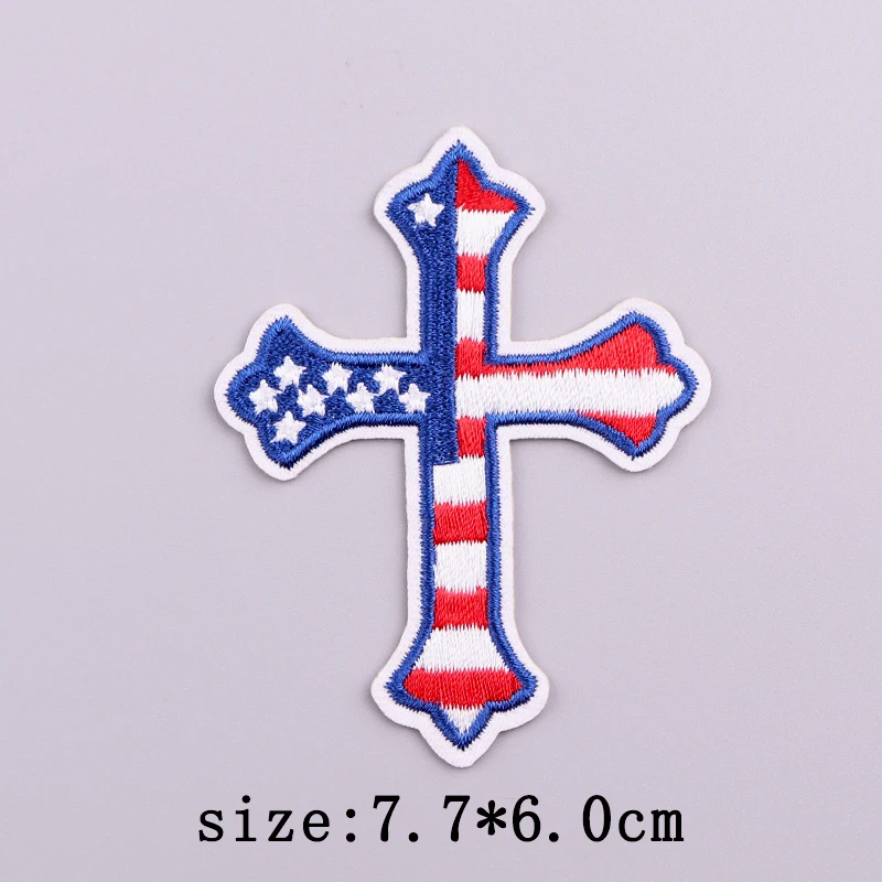 Parches bordados del 4 de julio para ropa, estilo americano, águila calva, parches para planchar en la ropa, insignias de decoración de EE. UU. - imagen 5