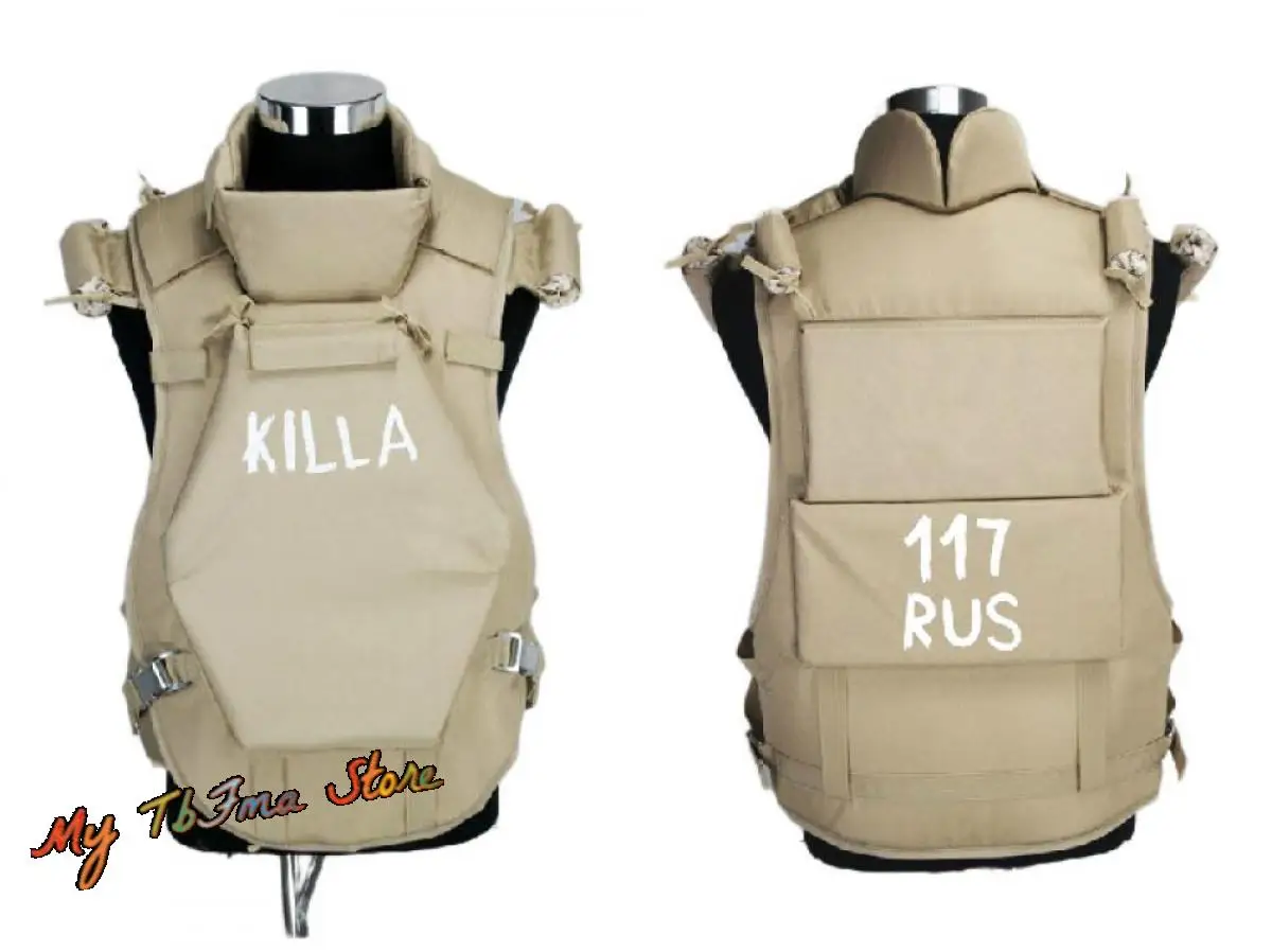 Chaleco táctico ruso 6b13, chaqueta Killa Armor Ver con bolsa para colgar y Little Green Man EMR 6B13/6B45, armadura corporal y casco MASKA pesado - imagen 3