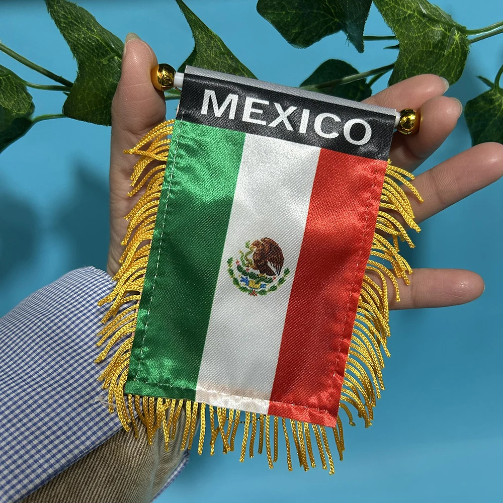SKY FLAG Bandera de coche México impresa por ambos lados - imagen 2