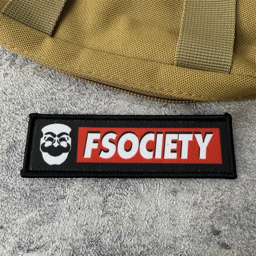 Parche táctico de moral con estampado de Robot, apliques, parches militares de gancho y bucle para ropa, pegatinas personalizadas para mochila - imagen 4