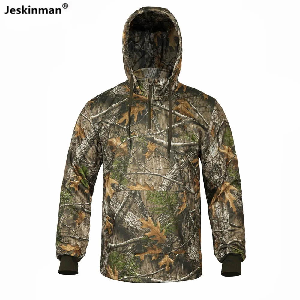 Sudadera táctica polar térmico camuflaje biónico con capucha