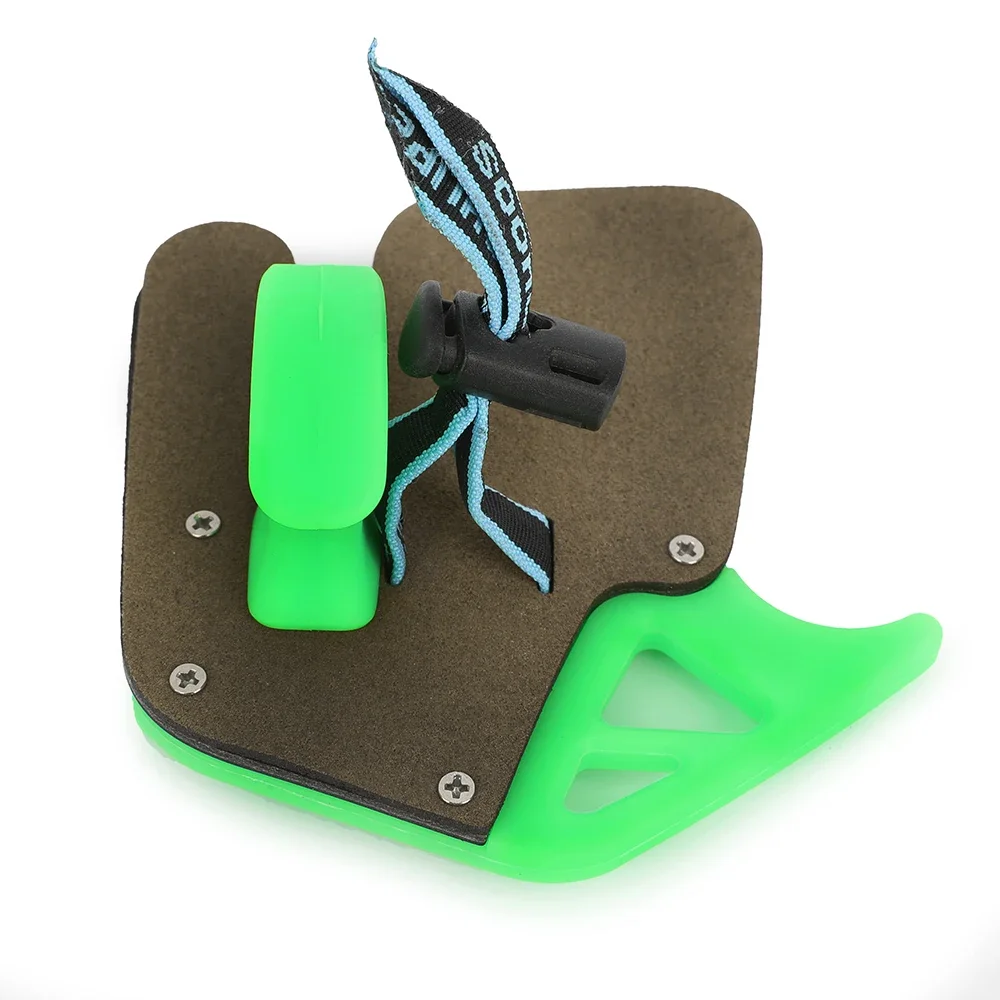 Lengüeta de dedo de tiro con arco, Protector de dedo para mano derecha, seguridad para exteriores, arco recurvo tradicional, accesorios de caza, S/M/L - imagen 2