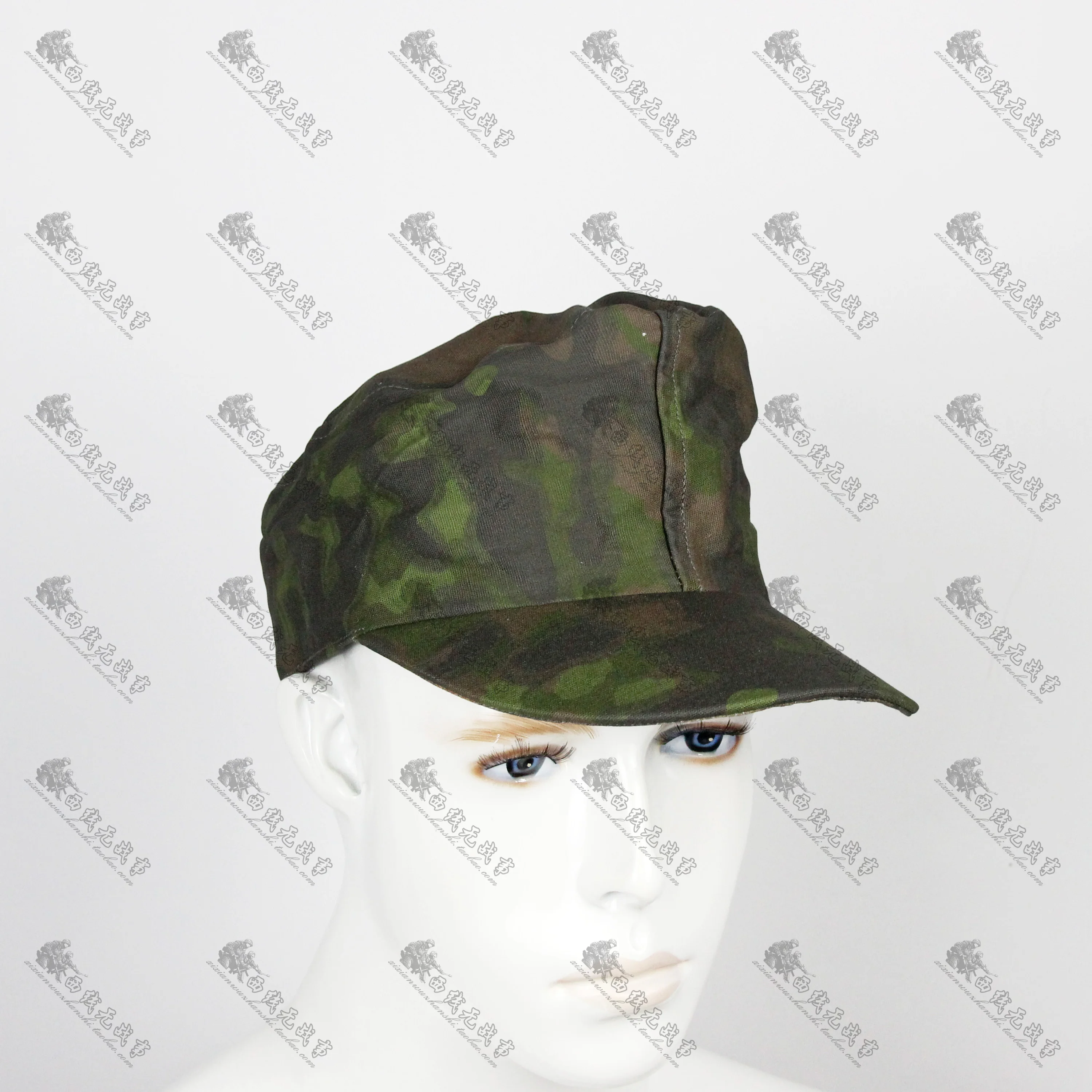 Sombrero de campo de camuflaje con borde antiniebla de élite alemana, sombrero de camuflaje con borde borroso M43, uso de doble cara - imagen 2