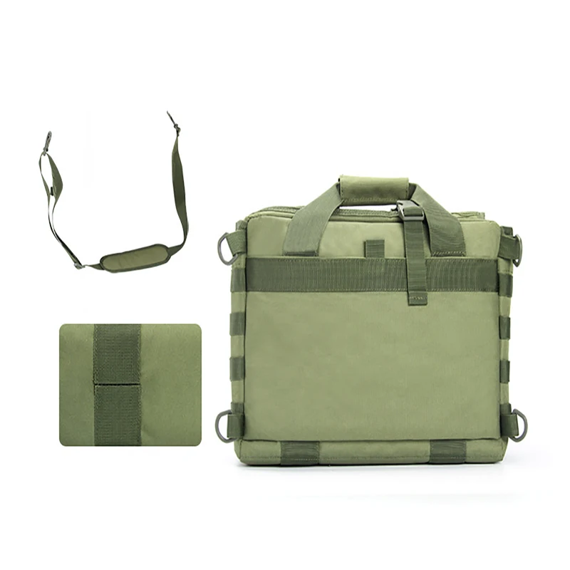 Bolso de viaje táctico militar, bolsa militar de oficina al aire libre, bolso de hombro de ventilador, bolsa de almacenamiento resistente al desgaste de nailon grueso 600D, nuevo - imagen 5