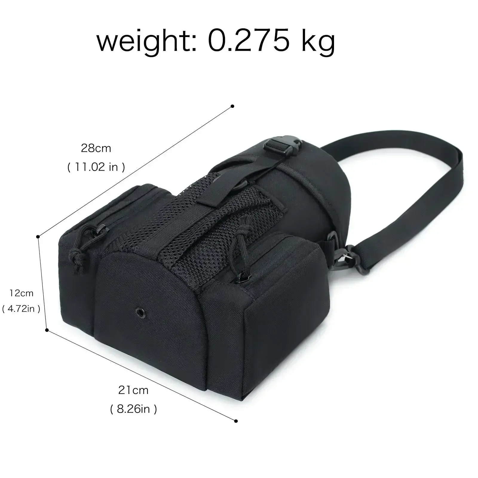 Bolsa para botella de agua portátil, bolso cruzado táctico para exteriores, soporte multifuncional para botella de agua deportiva para uso en la playa - imagen 5