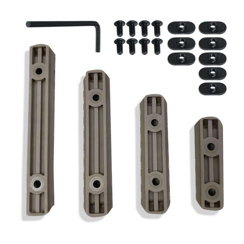 Riel Picatinny táctico compatible M-LOK y sistema MOE para accesorios - imagen 5