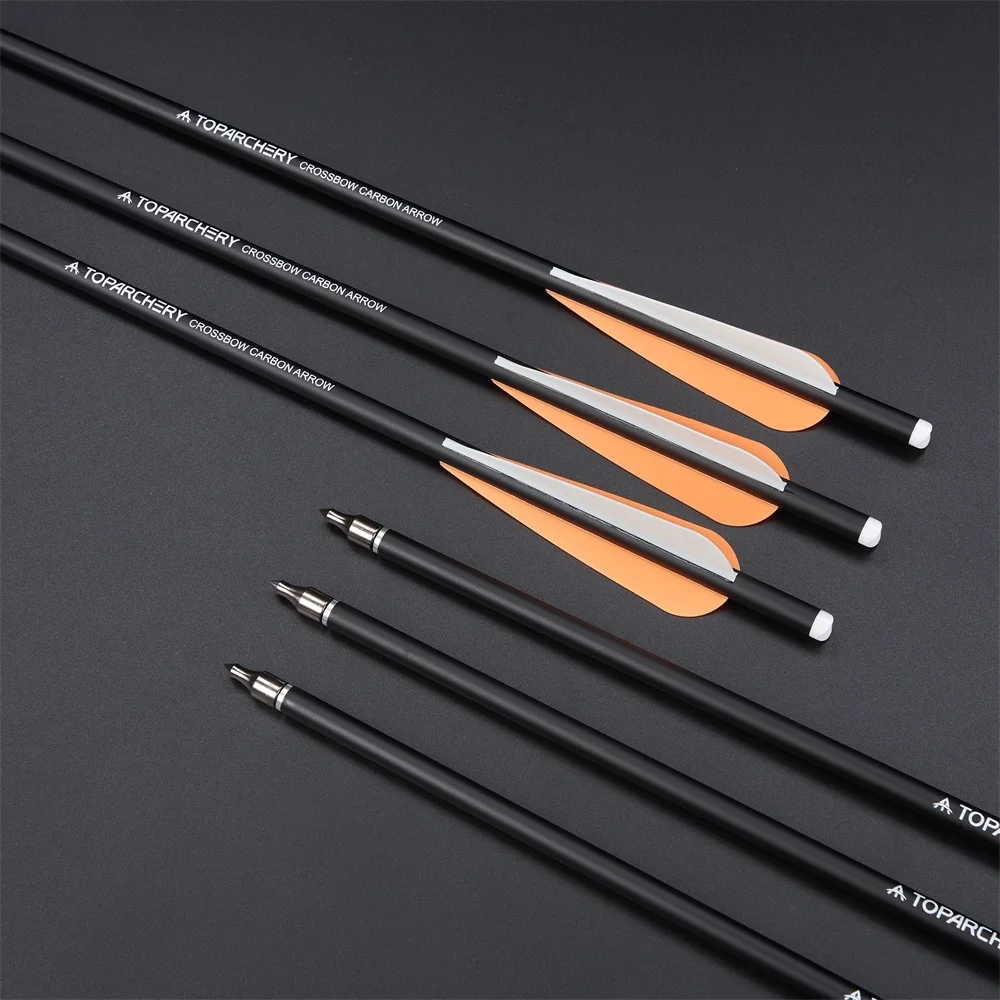 Toparchery Flechas de ballesta de carbono para caza y tiro al blanco - imagen 4