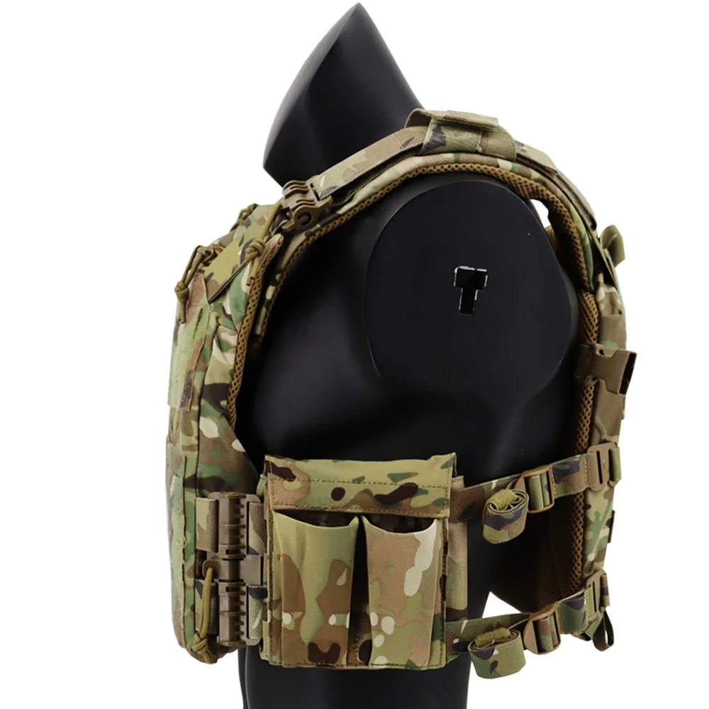 Chaleco táctico VULPO, portador de placa lateral con bolsa de revista M4 para JPC AVS K19, chaleco de caza, Cummerbund esquelético - imagen 4