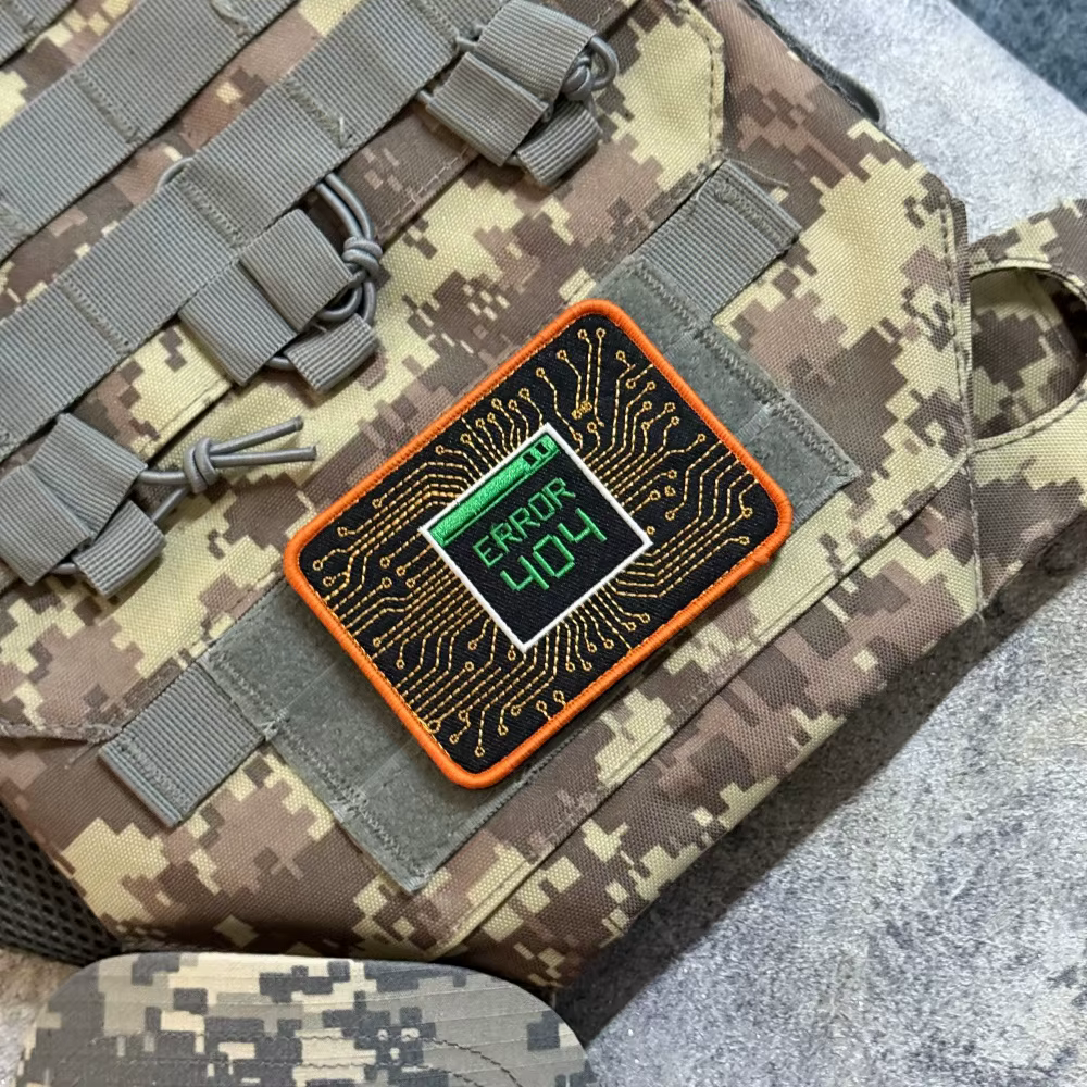 Parche bordado error página no encontrada – mochila con gancho - imagen 3
